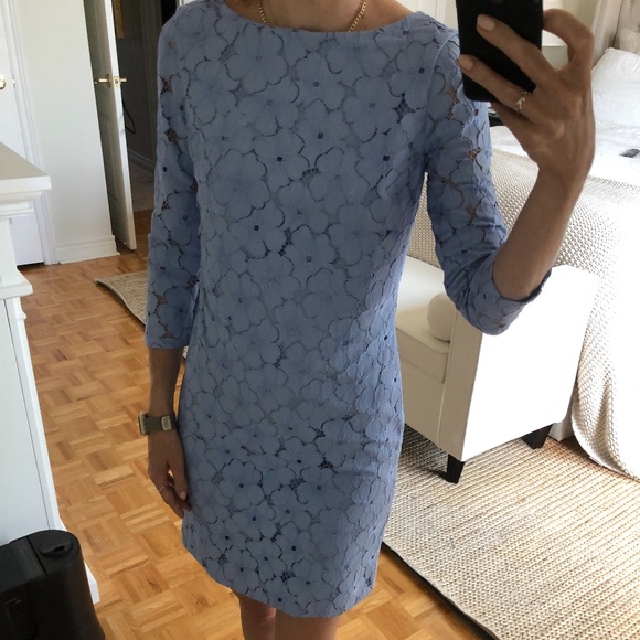 Diane Von Furstenberg Sarita Flower Lace Shift Dress - Size 0 - Picture 2 of 6